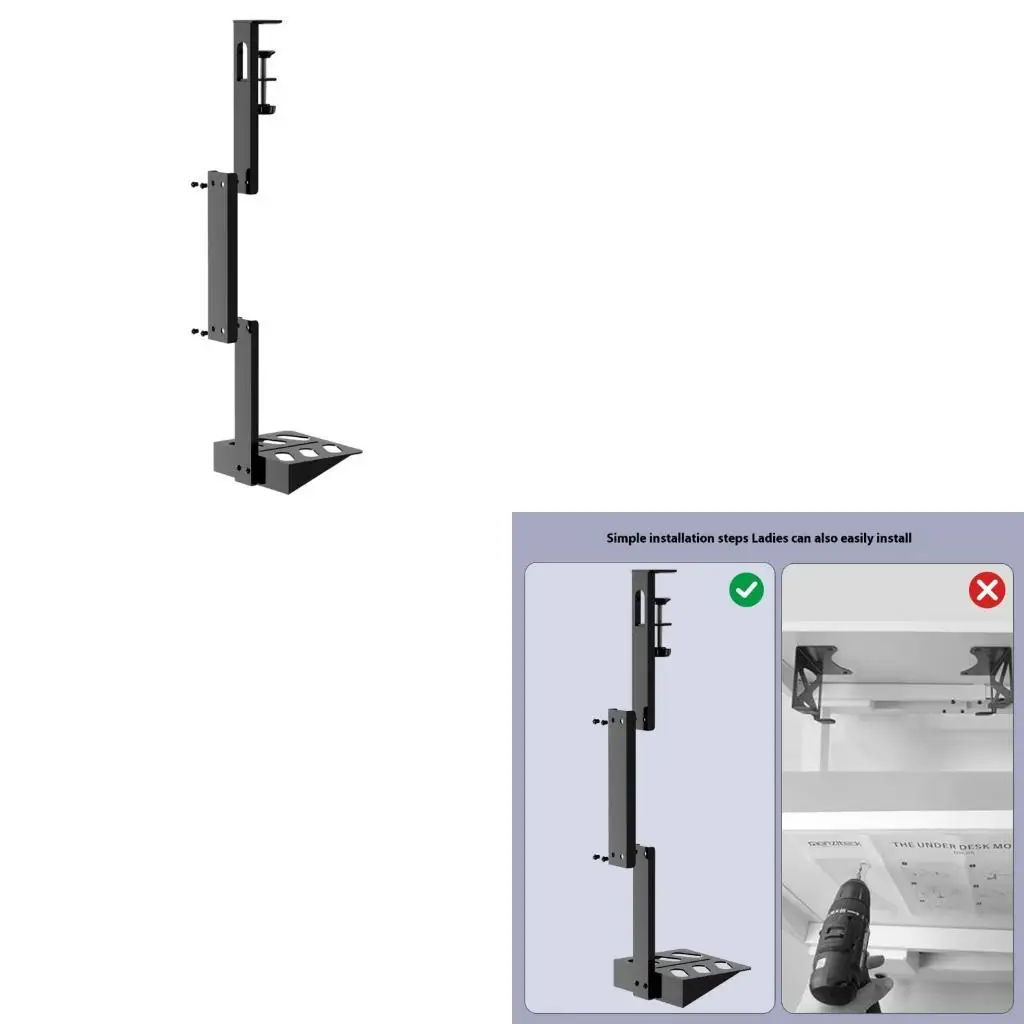 G99B Нет буровой вертикальной стойки монтируют игровые консоли под столом металлическим держателем зажим на сильном решении для G99B Нет буровой вертикальной стойки монтируют игровые консоли под столом металлическим держателем зажим на сильном решении для