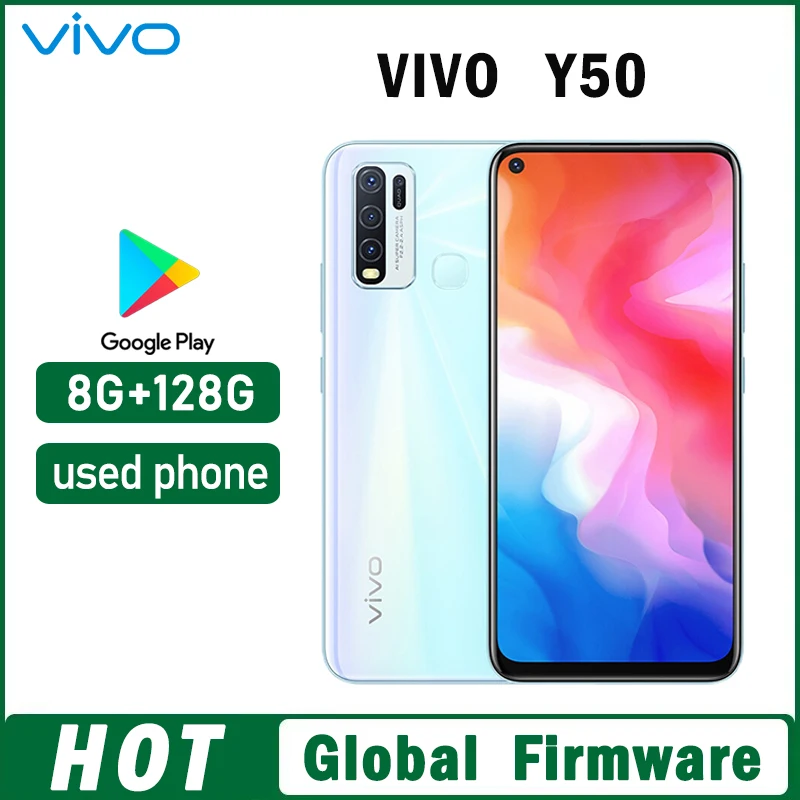 VIVO Y50 Global firmware smartphone Snapdragon 665 Octa Core 6.53