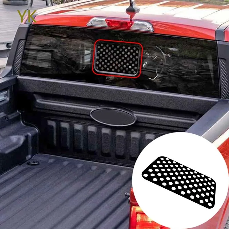

For Ford Maverick 2022-2025 PVC Black Car Rear Window Decal Decoration Car Accessories