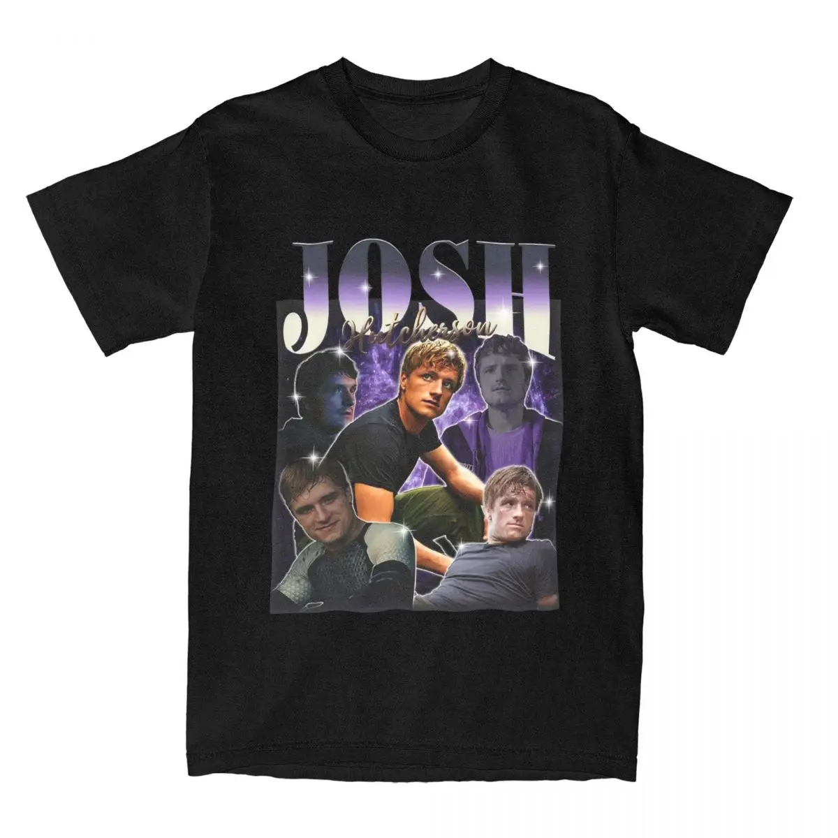 Novelty Josh Hutcherson 90s T Shirt Men Women's Pure Cotton Fan Gift Tees Shirt Classic Clothing