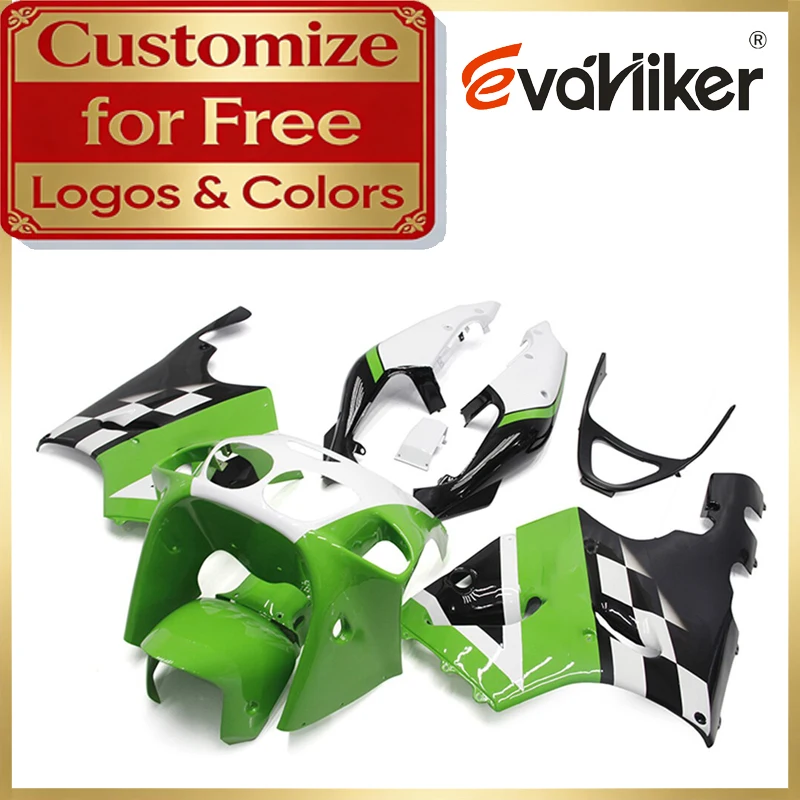 

Motorcycle Fairing Kit For Kawasaki ZX7R 1996 1997 1998 1999 2000 2001 2002 2003 green black ZX-7R 96 03 ABS Plastic Fairing Kit