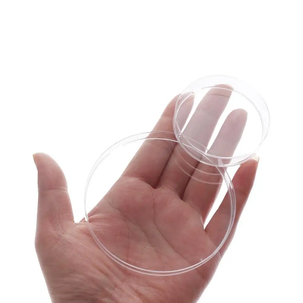 

Scientific with Lids Transparent Plastic 90x15mm Petri Dishes Clear Petri Dish Bacteria Culture Dish Sterile Petri Dishes