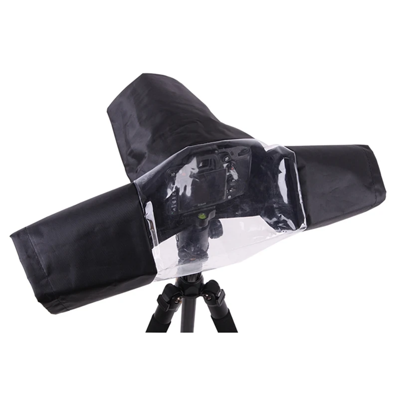 Camera Rain Cover Rain Shade Waterproof Raincoat Black Portable For Canon Nikon Sony Olympus