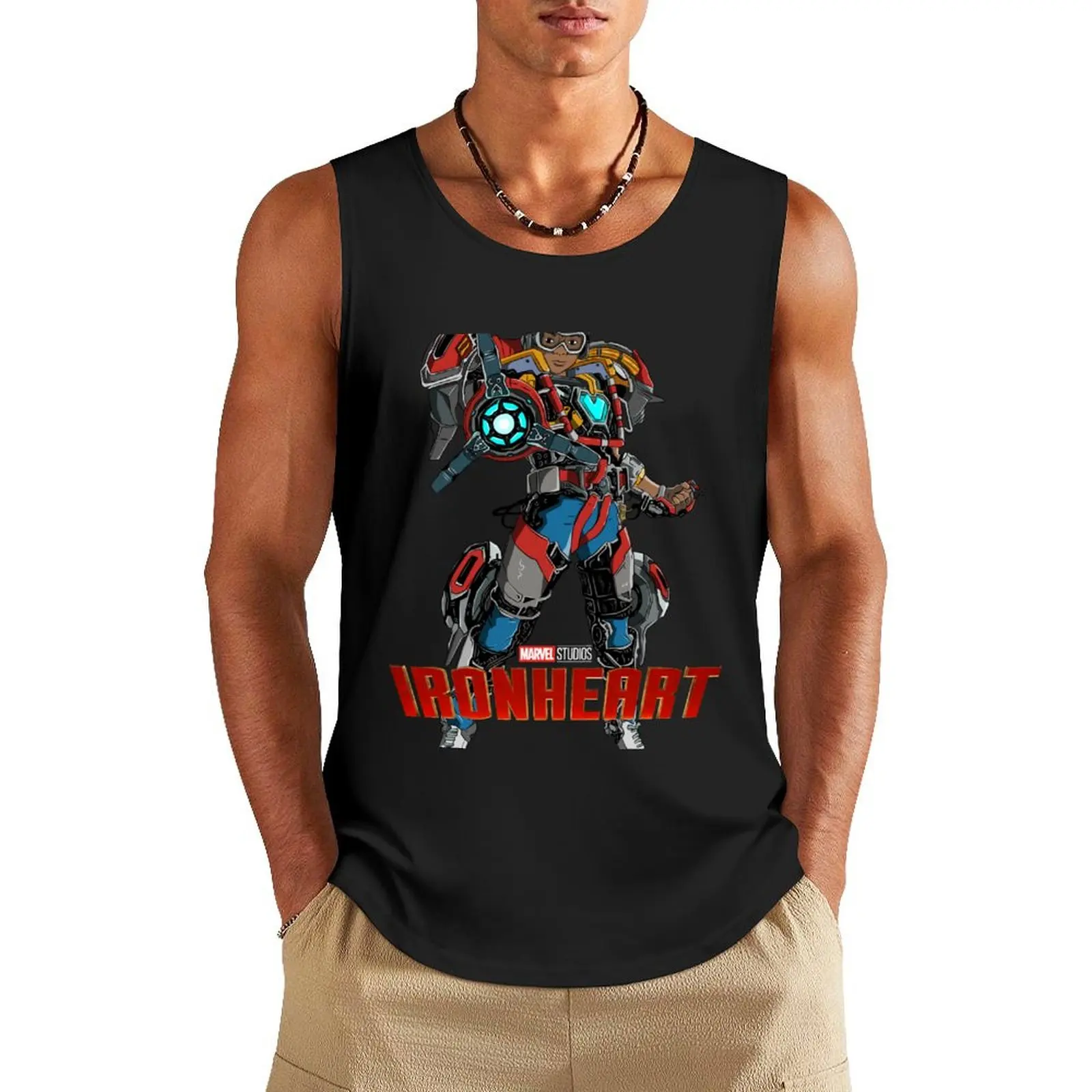 

ironheart - riri williams Tank Top gym top T-shirts men T-shirt male