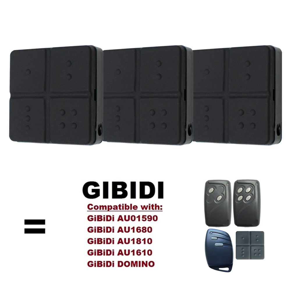 GIBIDI AU1600 AU1610 AU1680 AU1810 AUO1590 Garage Door Remote Control 433.92MHz Electric Gate Remote Control Opener