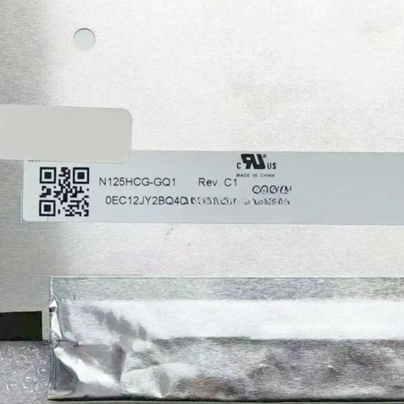 N125HCG-GQ1 FHD 1920x1080 99%sRGB EDP 30Pins استبدال مصفوفة 12.5 "شاشة لاب توب LCD IPS لوحة العرض