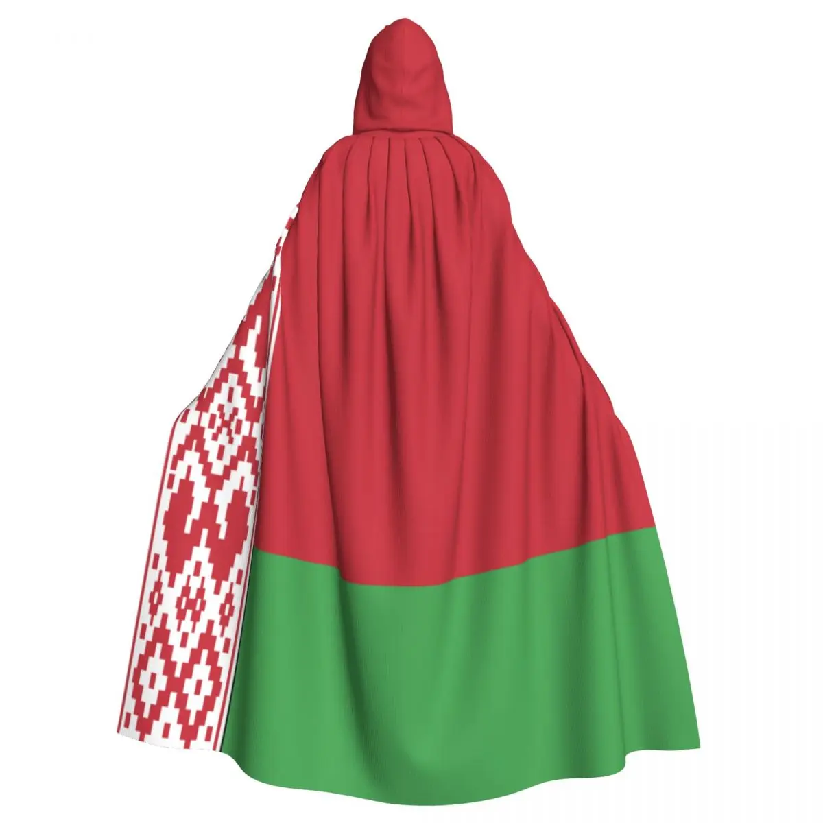 Belarus Flag Unisex Cloak with Hood Cloak Vampire Witch Cape Cosplay Costume