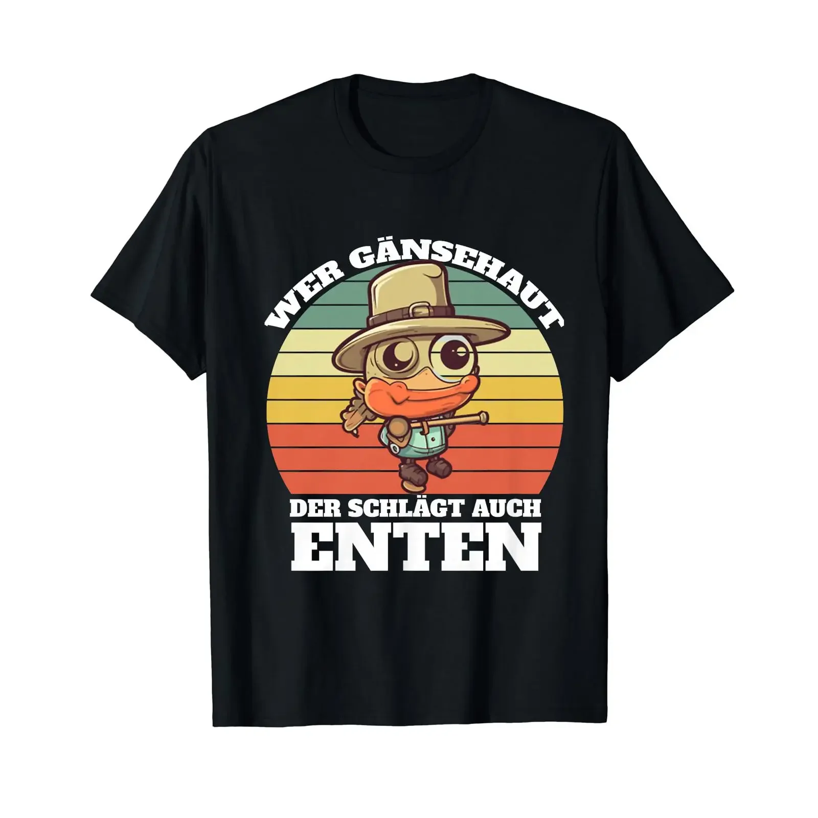 Anyone who gets goosebumps will also love the duck slogan T shirt vintage Washed Stretched Comfortable Breathable