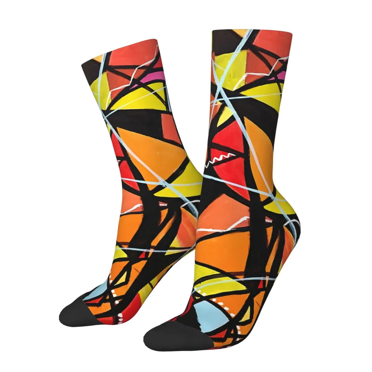 

Oriental Rug Art Culture Geometric Colorful Art Men Women Socks Windproof Novelty Spring Summer Autumn Winter Stockings Gift