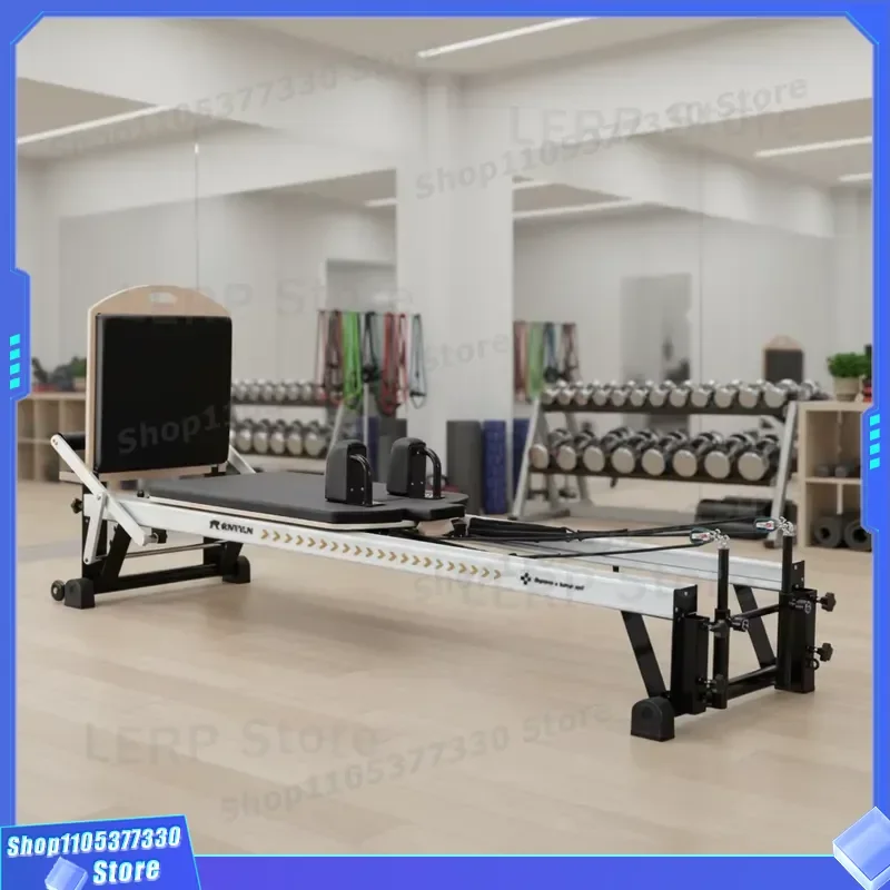 Portable Aluminum Pilates Reformer Self Adjusting with Core Bed Ladder Barrel for Home Gym Studio Fitness Equipment