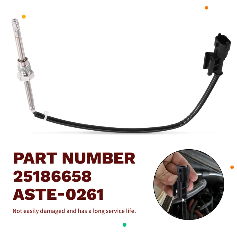 Nouveau capteur de température des gaz d'échappement pour Opel Vauxhall 25186658 ASTE-0261 7452065 EXT132 capteur EGT