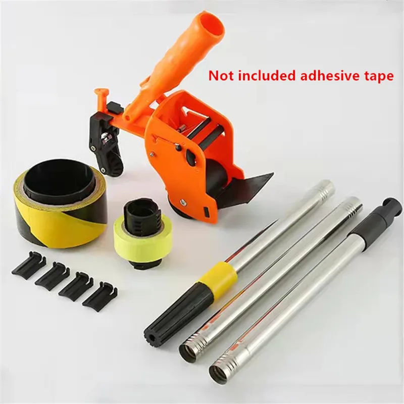 Warning Floor Tape Masking sticker machine with 33m Tape