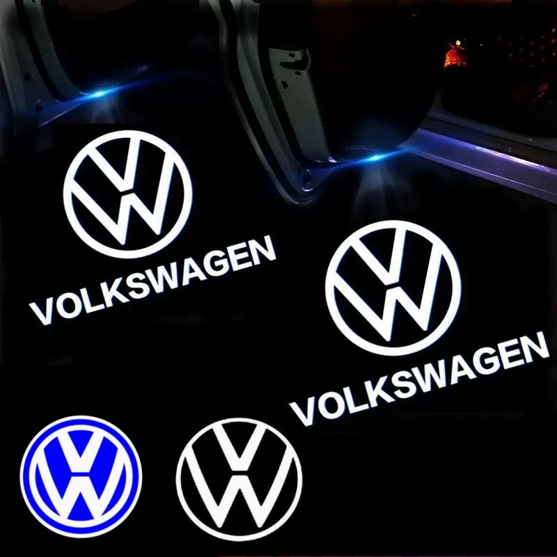 HD 2 шт., проекционный свет двери с логотипом автомобиля для VW Mk5 MK6 MK7 Passat B6 B7 B8 B9 C6 C7 C8 Tiguan Touareg CC Golf Polo LED