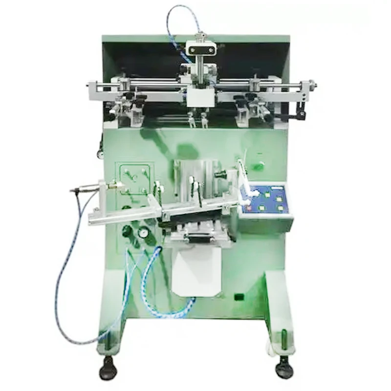 PET PP Triangle Alien Square Bottle Screen Printing Machine Multicolor Silk Screen Printer With New Condition