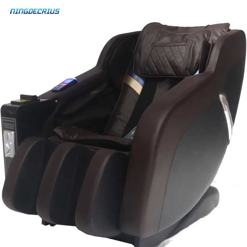 NINGDECRIUS 2023 New Design Zero Gravity Vending Massage Chair Luxury Commercial 4D Body Stretch Heat Body Coin Massage Cha