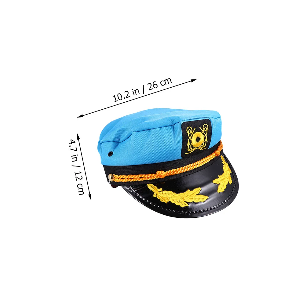 2 Pcs Party Sailor Hat Captain Captains for Outdoor Pink Adult Polyester Women Hats Sailing Accessories Child