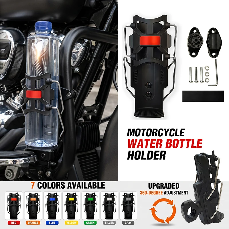 360° Adjustable Handlebar Cup Cage FOR CFMOTO 800MT 800 MT MT800 CF800 MT N39° 2021-2026 2024 New Motorcycle Water Bottle Holder