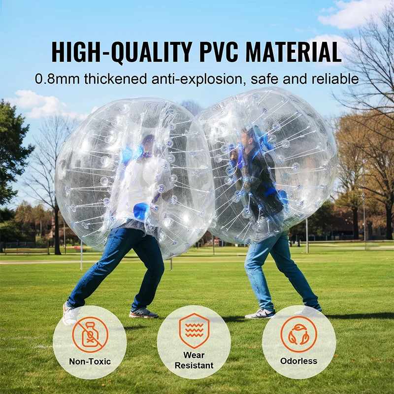 Inflatable Bumper Balls 1.5m Sumo Zorb Balls Bubble Soccer Balls for Teens & Adults