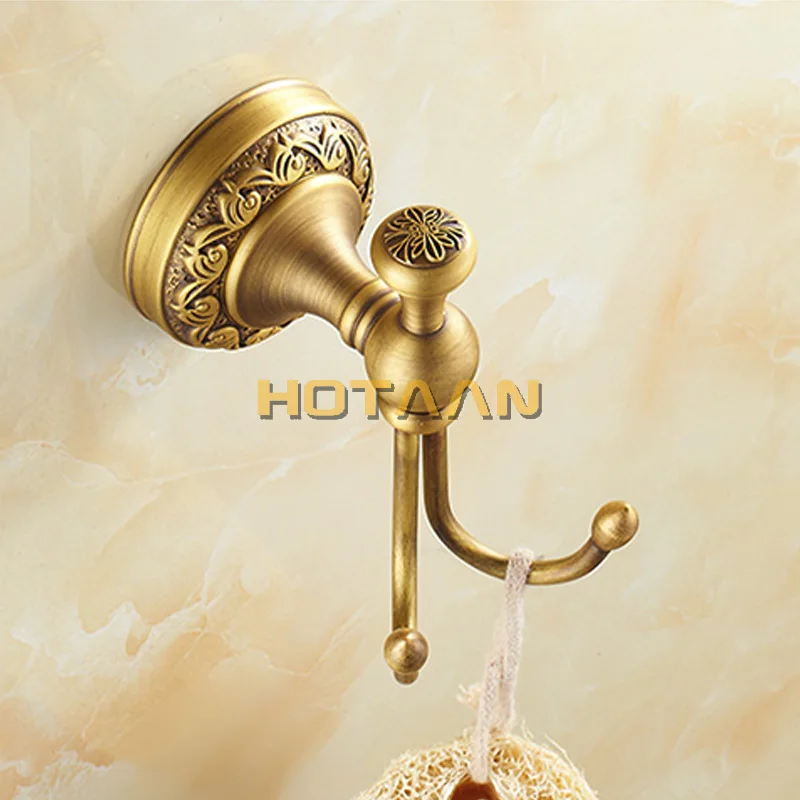 . Robe Hook,Clothes Hook,solid brass Construction with antique brass finish,Bathroom hook,YT-12602