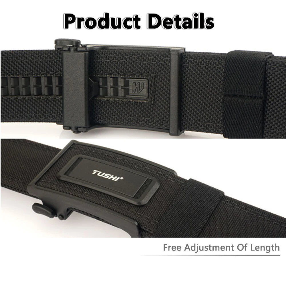 TUSHI Neue Militärische Taktische Gürtel Für Männer Quick Release Steckbare Schnalle Männer Gürtel Atmungsaktive Im Freien IPSC Gun Gürtel Hosen Gürtel – Detail 8