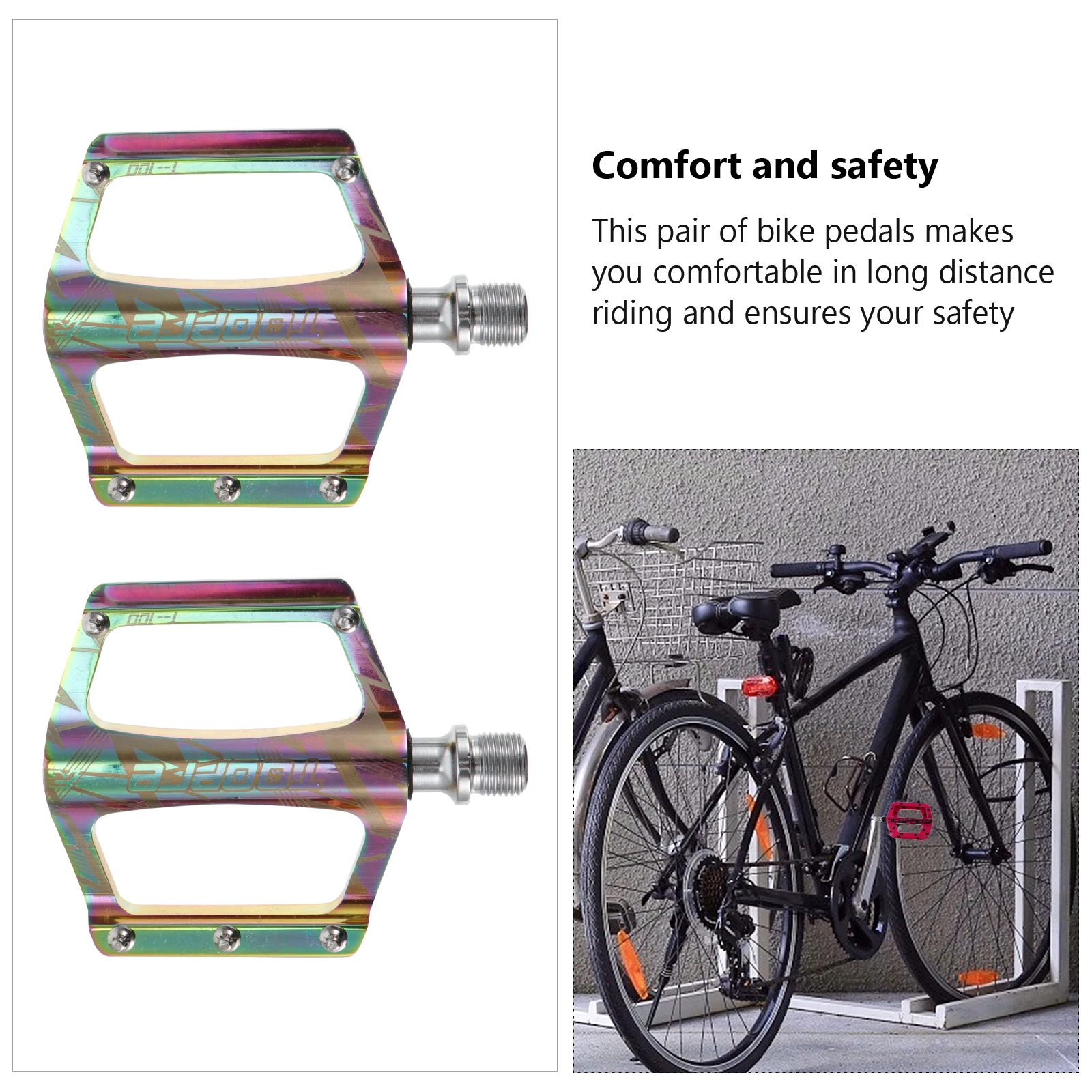

2pcs Anti-Slip Durable Cycling Treadle Sturdy Pedal For Bike Pedal For Bicycle Accessories Strong Bearing Treadle
