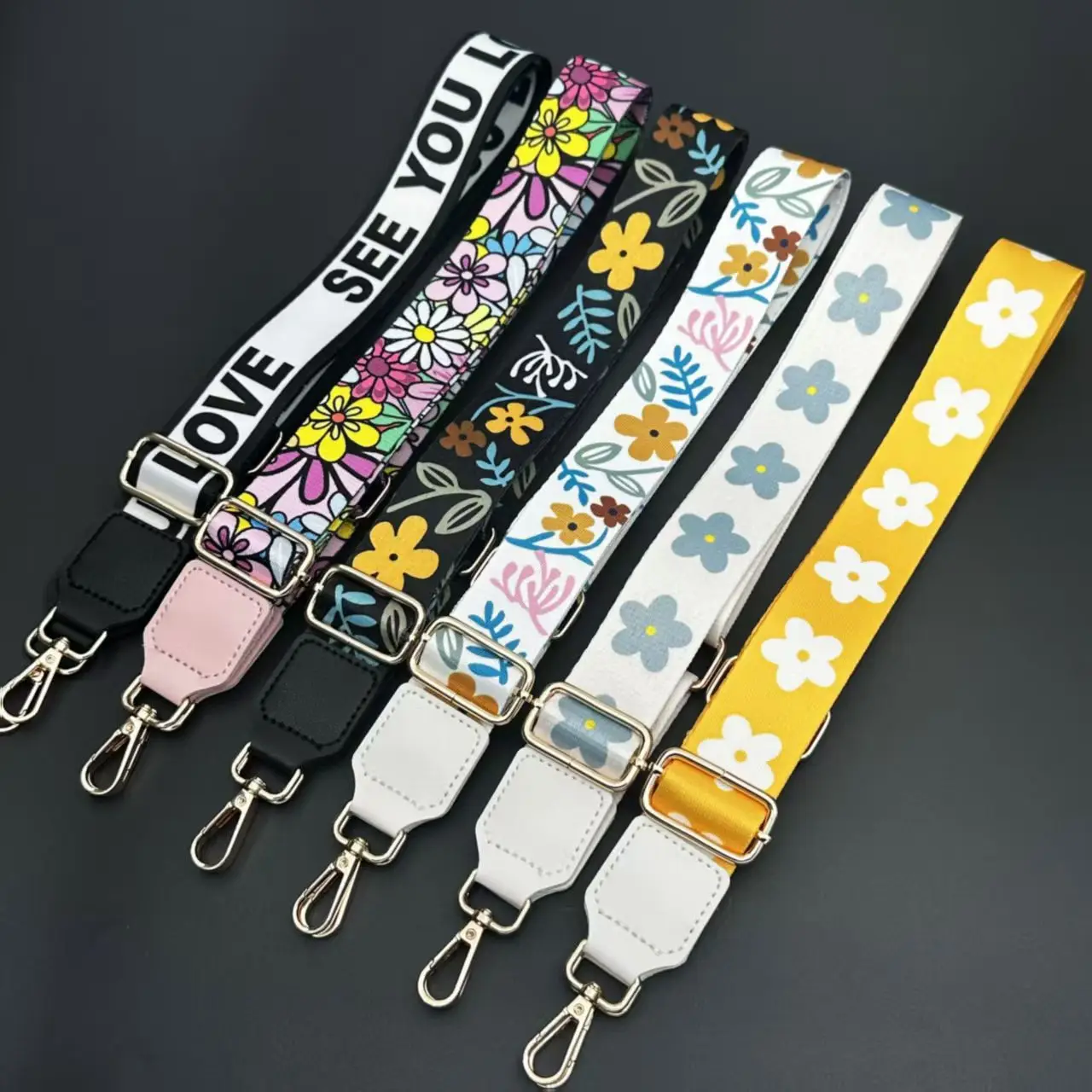 Shoulder Bag Strap Fashion 3.8cm Width Replacement Strap for Bags Printing Woman Messenger Bag Straps Bag Accessories