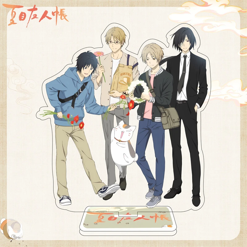 Japanese Anime Natsume's Book of Friends‌ Peripherals Acrylic Stands Collectible Desk Ornaments Creative Gifts Boy Toy 15cm