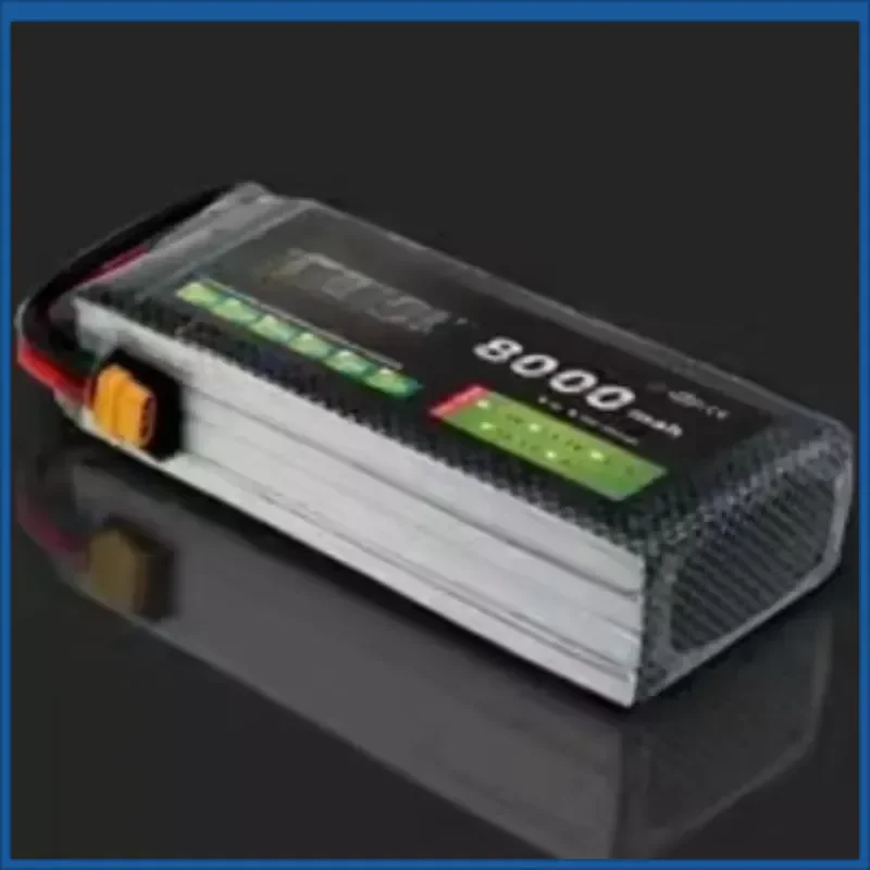 8000mAh 6S2 2.2V 60C High Magnification Lithium Batteries for Plant Protection UAVS and Model Aircraft