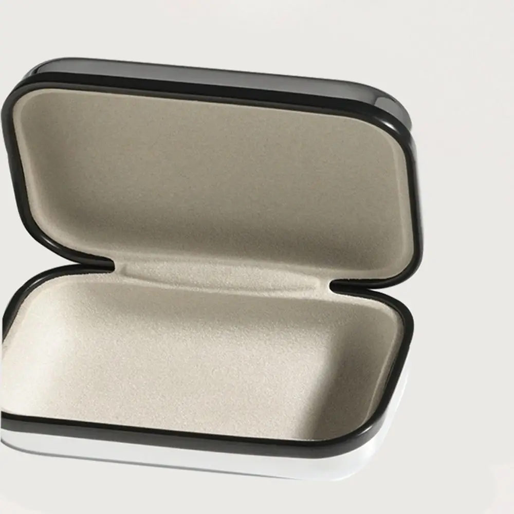 Portable Eyeglass Case Stainless Steel Pressure Resistant Sunglasses Organizer Waterproof Electroplating Presbyopic Storage Case