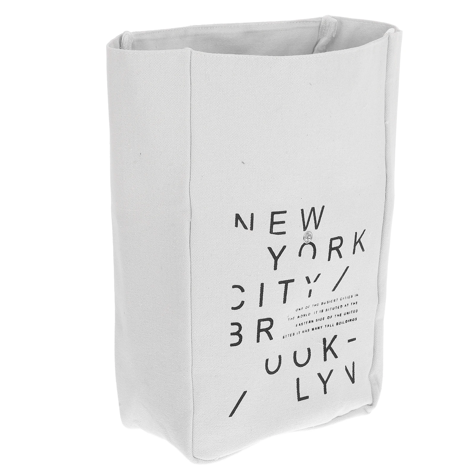 

1Pc Reusable Simple Lunch Tote Bag Canvas Insulated Lunch Bag Lunch Box Tote Bag Cooler Bag for Adults Kids (White-Alphabet)