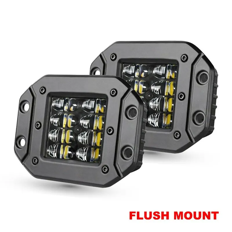 

5-дюймовый встраиваемый рабочий фонарь 40W для внедорожников Wrangler, модифицированный сверхъяркий светодиодный прожектор, противотуманный фонарь для грузовиков 6D