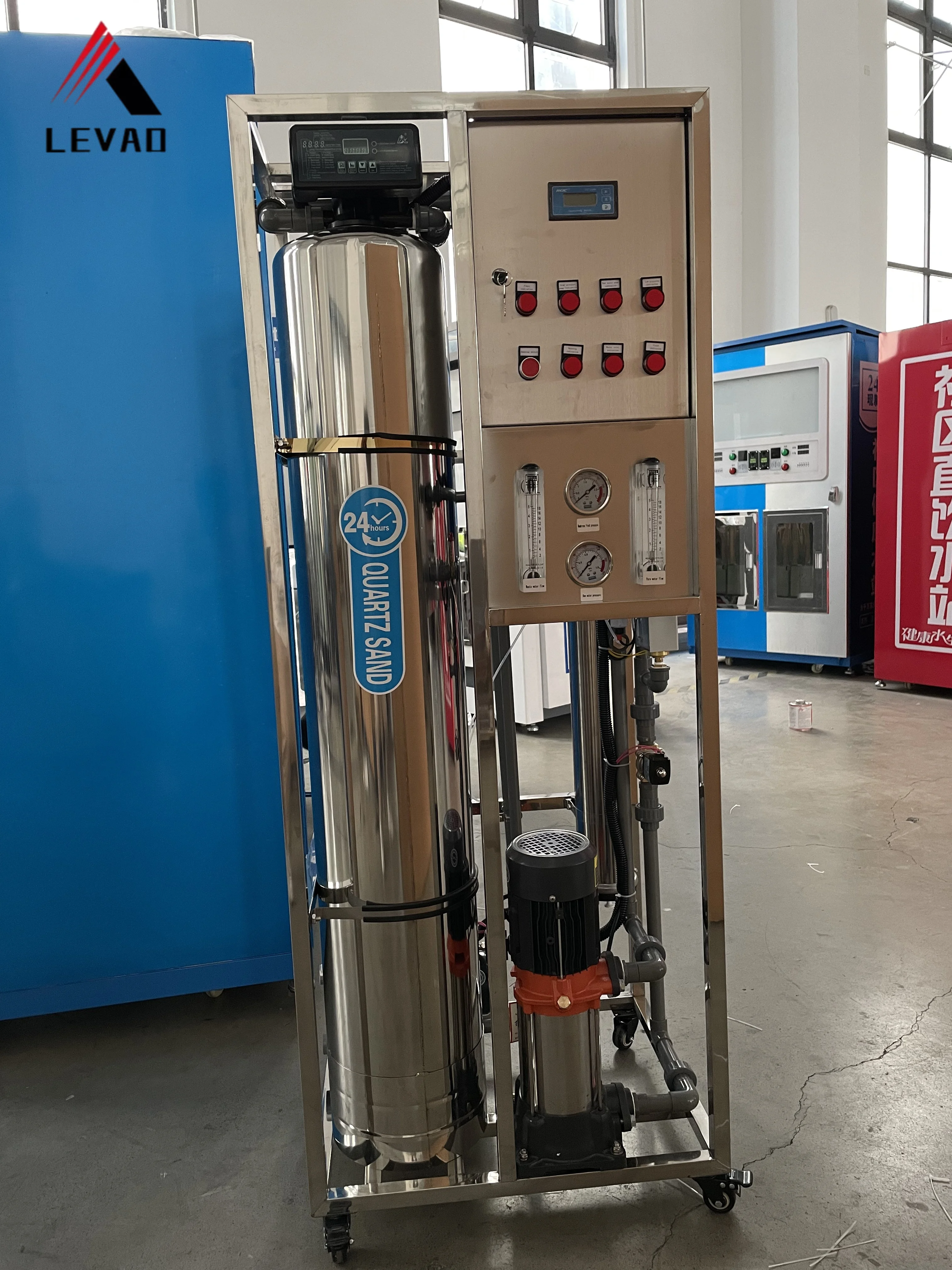 250 LPH Small Reverse Osmosis Industrial Water Treatment Machinery Hydro Reverse Osmosis Dispensador De Agua Filtro De Agua