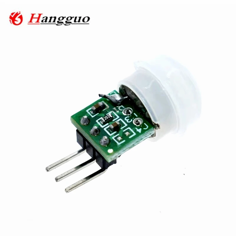 10PCS/Lot Mini IR Pyroelectric Infrared PIR Motion Human Sensor Automatic Detector Module AM312 Sensor DC 2.7 to 12V