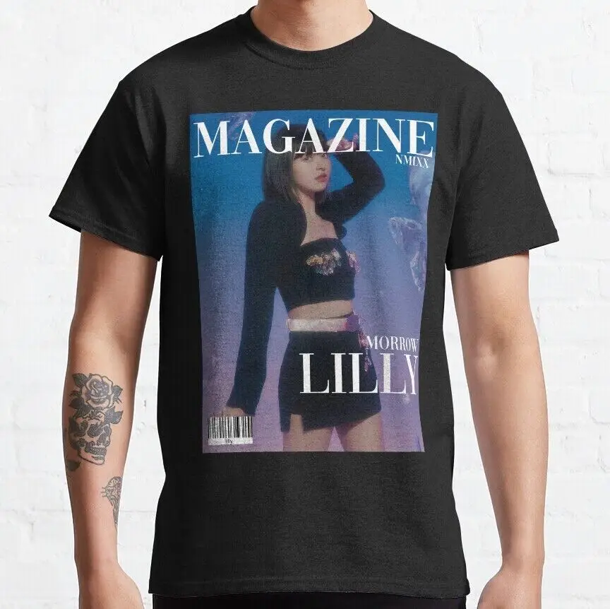 Nmixx Lily (Magazine Cover) Classic Retro Vintage T-Shirt, S-5XL