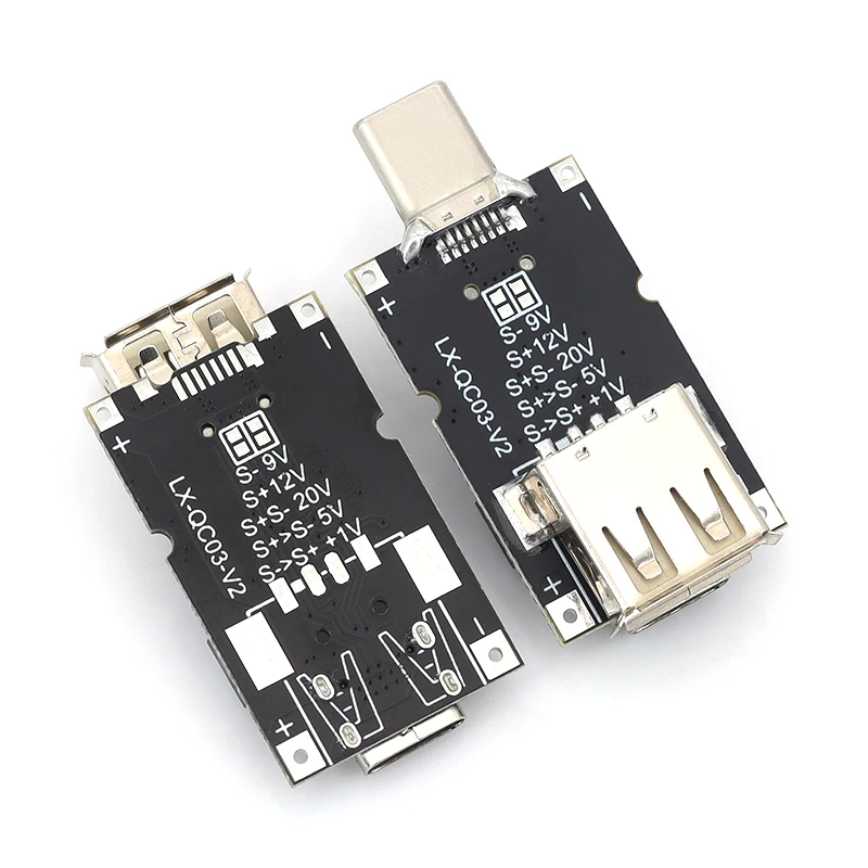 1/5/10 قطعة 100 واط 5A TYPE-C/USB شحن سريع QC2.0/3.0 شرك وحدة دفعة الزناد اللوحة 5V9V12V20V مصدر طاقة قابل للتعديل