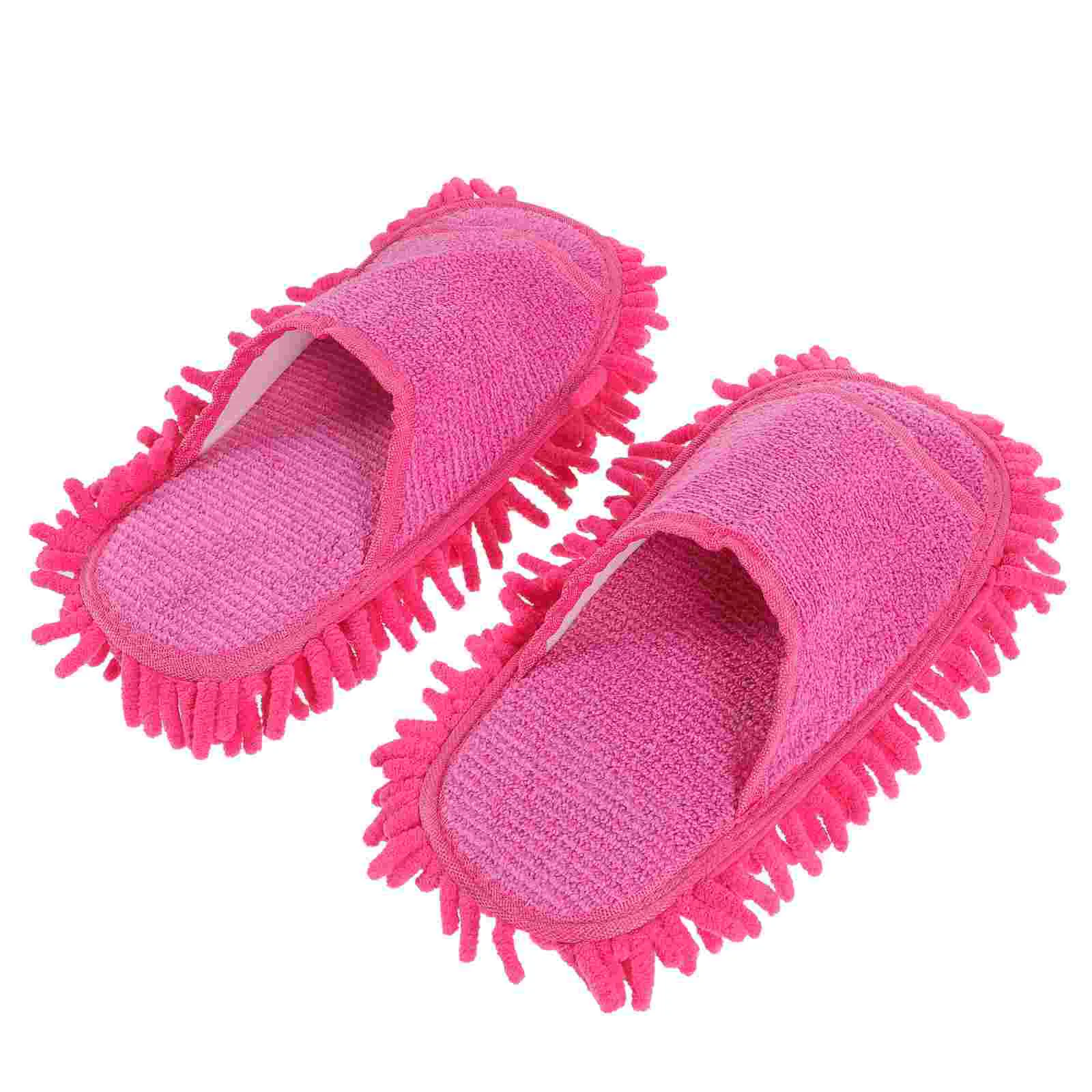 1 Pair Warm Household Slippers Woman Floor Slippers Stylish Winter Slippers women floor slippers dust cleaning slippers
