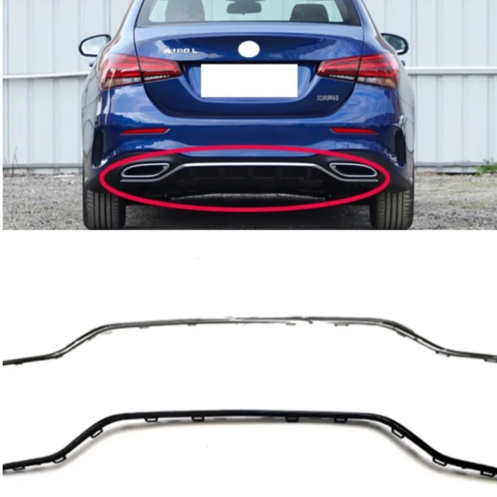 

Rear bumper chrome decorative strip For Mercedes Benz A-Class W177 2019-2021