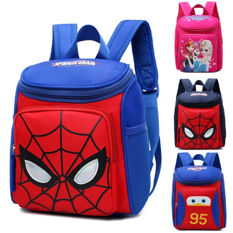 Creative and fashionable children backpack Spider-Man cartoon student bag kindergarten breathable and lightening school bag