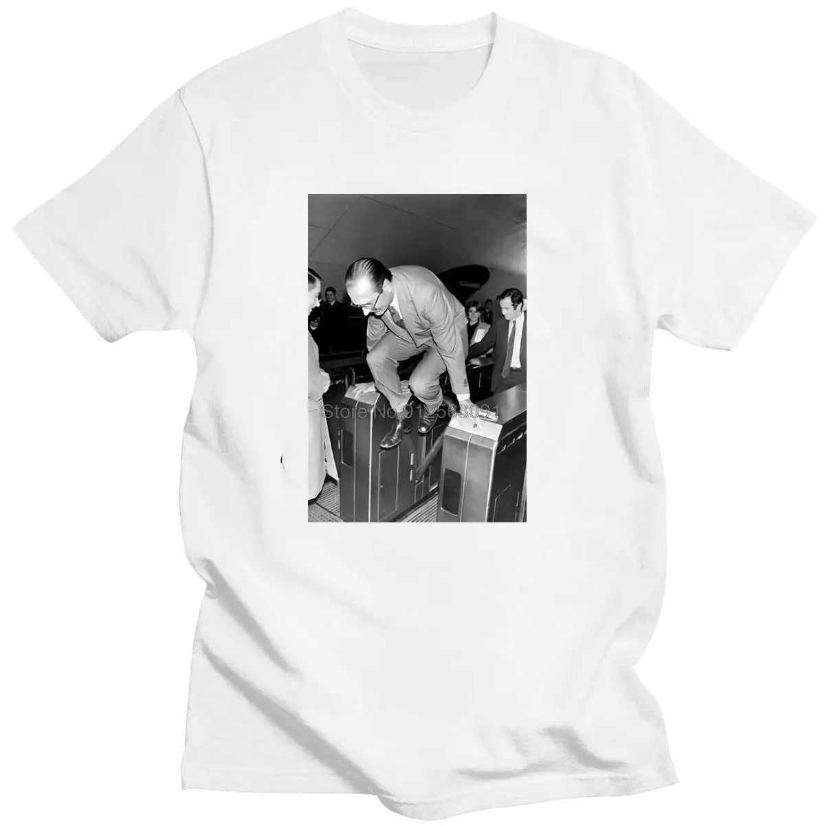 Jacques Chirac Yo Rap Hip Hop Metro Paris Mode Harajuku Funny Print Tops Fashion Casual Tee Retro T Shirt Camisetas