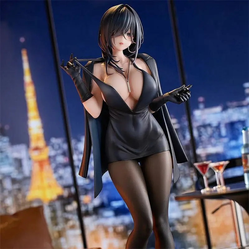 جديد Hanabee Yokoyama Ishimi فستان أسود 1/6 Gk مقياس بولي كلوريد الفينيل سطح المكتب زخرفة تحصيل دمية مثير أنيمي نموذج اللوحة اللعب الهدايا #2