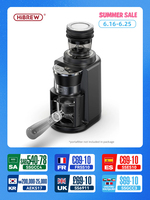 HiBREW Automatic Burr Mill Electric Coffee Grinder with 34 Gears for Espresso American Coffee Pour Over Visual Bean Storage G3A