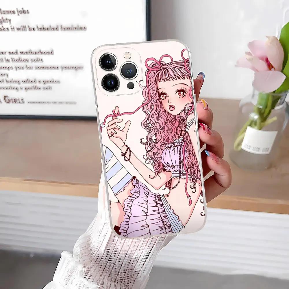 Anime Paradise Kiss Miwako Phone Case Silicone Soft for iphone 15 14 13 12 11 Pro Mini XS MAX 8 7 6 Plus X XS XR Cover