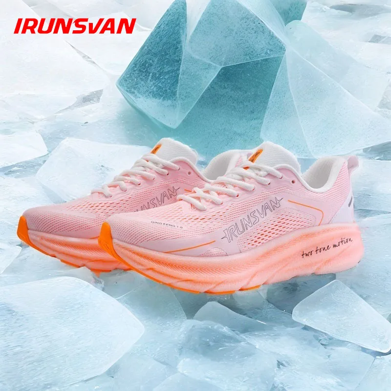 

IRUNSVAN Miandan 1.0 Carbon Plate Running Shoes Shock Absorbing Marathon Jogging Unisex Men Women 240113