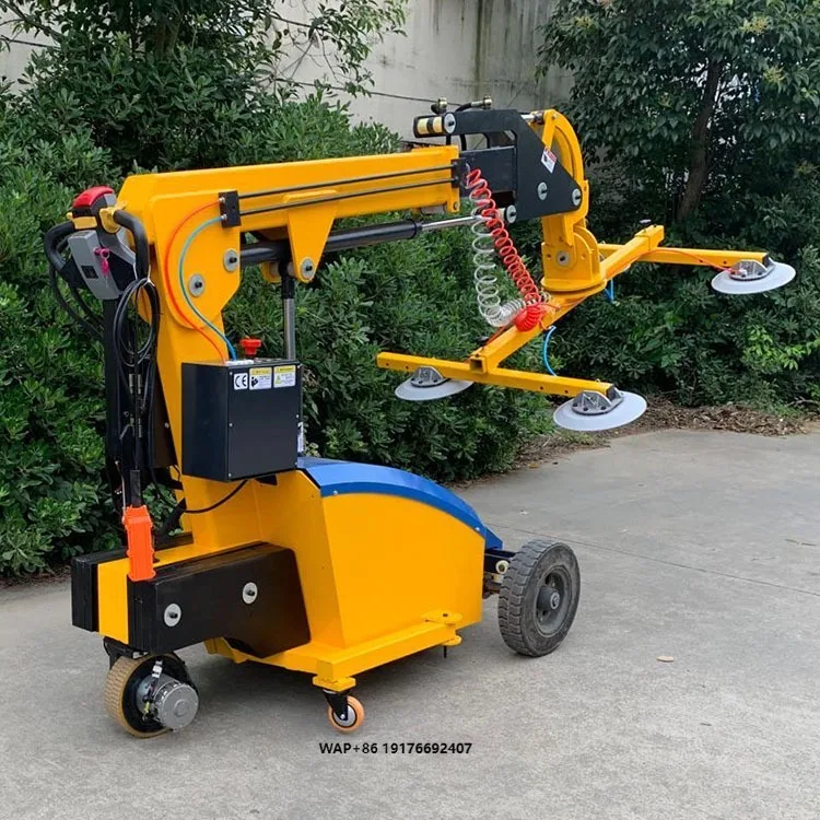 Automatic Glass Carrying Robotic Arm for Industrial Installation Work