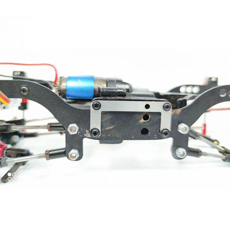 2 скоростной редуктор, металлический кронштейн, подъемный кронштейн для MN D90 D99S MN99S WPL C24 B24, запчасти для радиоуправляемых автомобилей