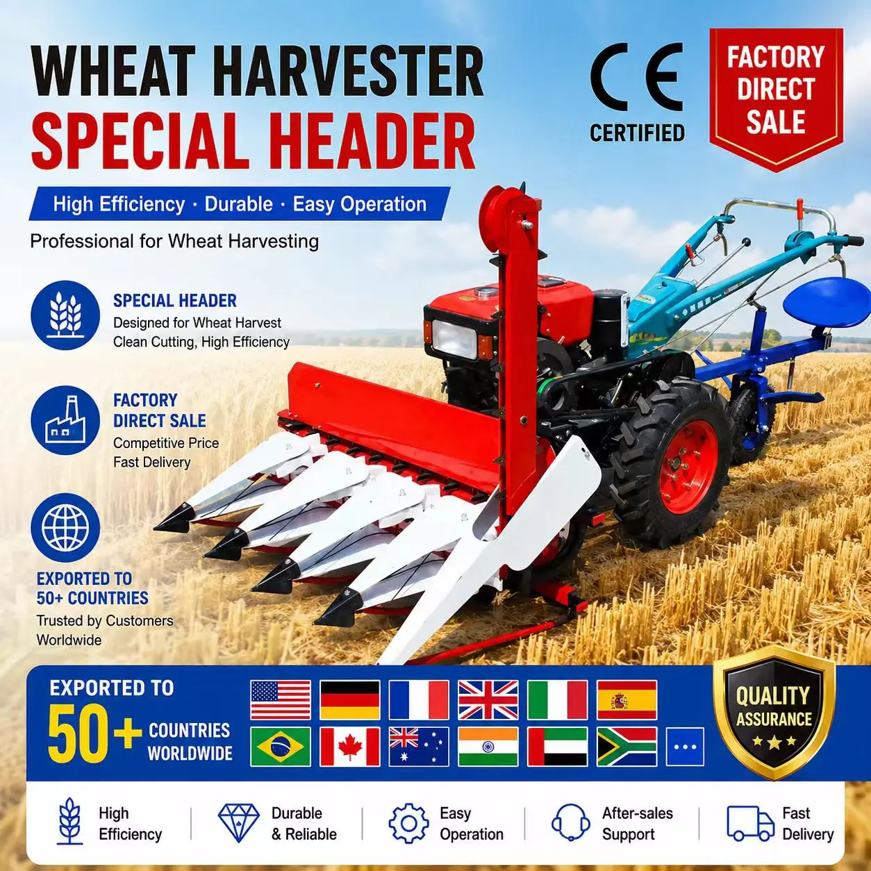 Mini Reaper Harvester For Rice And Wheat New Condition Machine For-Sale-In-The-Philippines Engine Core Component For Corn