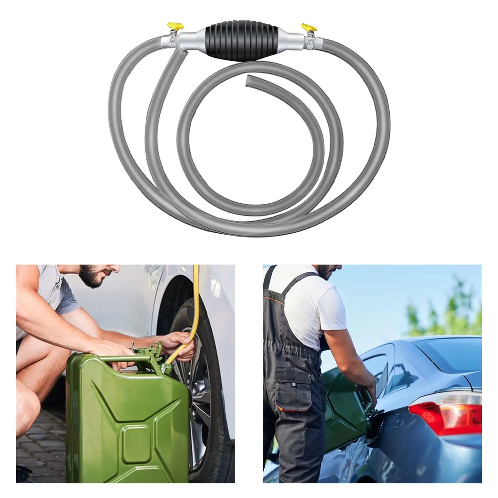 

Fuel Transfer Pump Sturdy Portable Manual Fuel Pump for Liquid Transfer