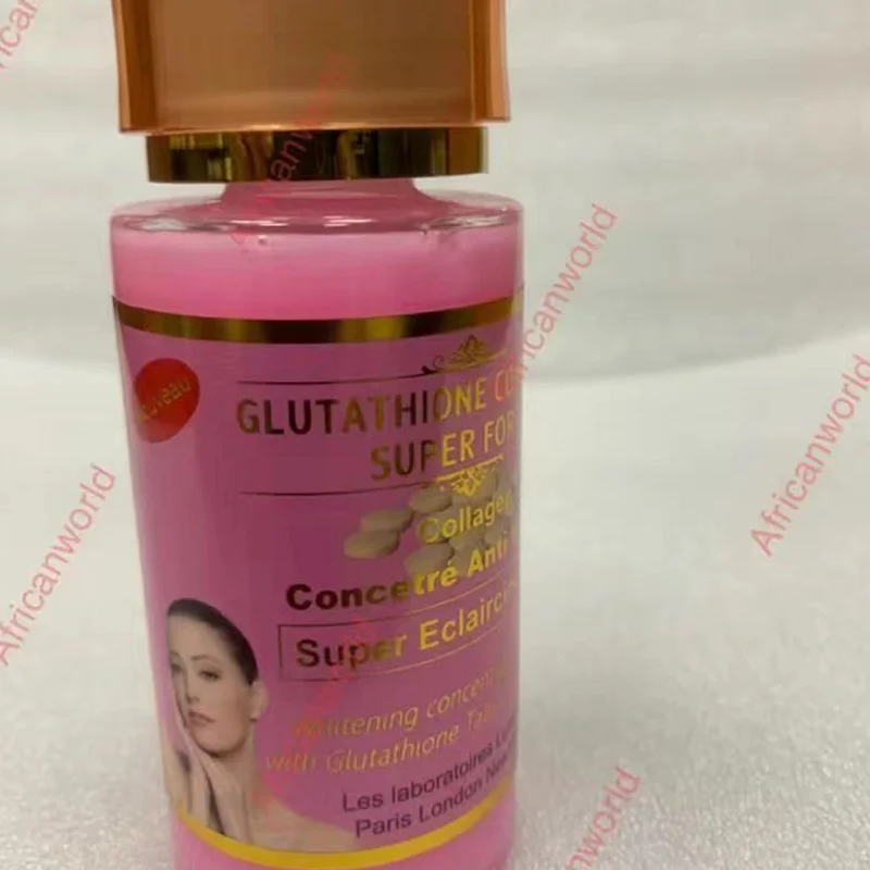 Strong Whitening Serum with Glutathione Tablet White Lightning Body Lotion Perfect Whitening Cream for Dark Skin 120ML