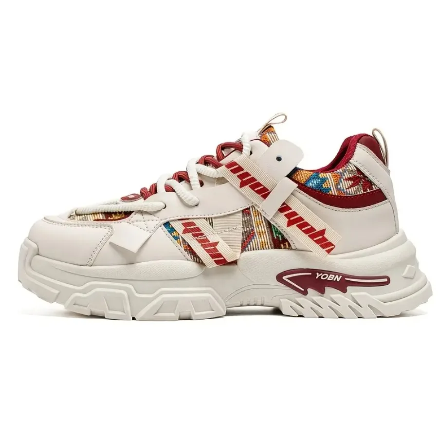 

Internet-Famous Men's Shoes 2026 New Spring Versatile Casual Trendy Shoes Men's Running Sports Height-Increasing Dad Shoes New