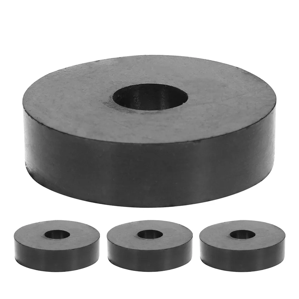 4Pcs Rubber Anti Vibration Pads for Machinery Air Conditioners Noise Reduction Rubber Spacers Thick Vibration Dampers Isolation